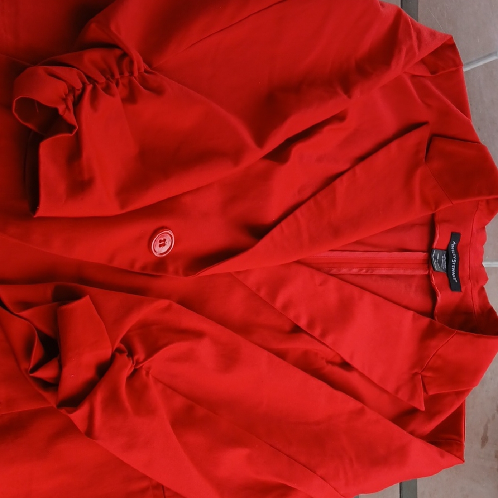 Ashley Stewart Vibrant RED Blazer - Picture 8 of 16